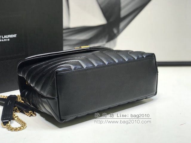 YSL爆款女士包包 聖羅蘭經典款LouLou Y中號形挎包 YSL肩背斜挎包 464676  jjh1171